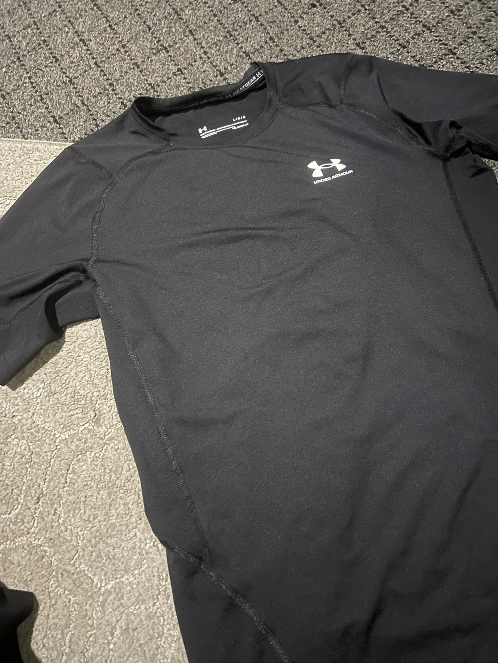 Under Armour Black Short Sleeve Performance Tee